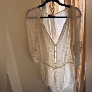 Urban outfitters white short romper